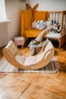 Матрасик для кроватки-качалки Luna Toys БЕЖЕВЫЙ - изображение 4