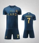 Форма футбольна дитяча Lion SPORT Ronaldo (Роналдо) Al-Nasr «Аль-Наср» 2024, 28- 150-155, синій - изображение 2