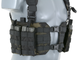 Розвантажувальний Жилет 8Fields Chest Harness Split Front Multicam Black - зображення 7