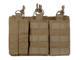 Підсумок 8Fields Triple AK Mag/Pistol Pouch Panel (5+2) coyote - зображення 2