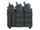 Панель 8Fields Buckle Up Triple AK Mag/Pistol Pouch Black - зображення 1