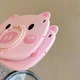 Чехол детский Silikon Power с подставкой и ремешком Apple iPad Air 2 (9.7" экран) Pink Pig - изображение 8