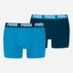 Набор трусов боксеров мужских хлопковых Puma Men Everyday Basic Boxer 2P 93832012 L Синий (8720245556446) - изображение 1