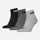 Набор женских носков хлопковых Puma Unisex New Generation Cushioned Qua 93839303 39/42 3 пары Серый (8720245569545) - изображение 1