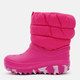 Śniegowce dziecięce dla dziewczynki ocieplane Crocs Classic Neo Puff Boot K 207683 25-26 Różowe (191448880337) - obraz 3