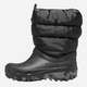 Дитячі зимові чоботи-дутики для хлопчика Crocs Classic Neo Puff Boot K 207683 22-23 Чорні (191448873438) - зображення 3