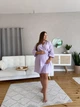 Халат женский для беременных COSY кимоно из муслина M лавандовый (V-M12/M) - изображение 1