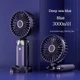 Вентилятор аккумуляторный беспроводной 5-скоростей работы 3000 mAh (Purple) - изображение 3