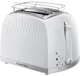 Russell Hobbs Тостер Honeycomb, 850Вт, пластик, широкі слоти, білий - изображение 1