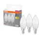Osram Набір ламп 3шт LED E14 4.9Вт 2700К 470Лм B40 - зображення 2