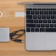 Переходник usb type c OTG-01 с телефона на флешку - usb адаптер для type c для компьютера серебро - изображение 2