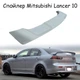 Спойлер кришки багажник Mitsubishi Lancer 10 завод склопластик під фарбування - зображення 1