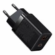 Мережевий зарядний пристрій Baseus Super Si Pro Quick Charger C+U 30W EU Black - изображение 5
