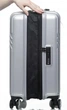 Маленький чемодан на колесах их поликарбоната 42L Sumdex SWRH-720MS серебристый - изображение 5