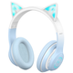 Навушники XO BE38 Cats Ear Blue - зображення 1