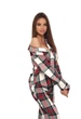 Піжама (сорочка + штани) Victoria's Secret Flannel Long PJ Set Print S Червона в клітинку - зображення 2