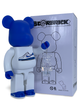 Статуетка Bearbrick x Nike Air Force 1 Blue 400% 28 см Medicom Toy Phil Knight - зображення 5