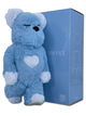 Статуетка Bearbrick x Valmuer Baby Blue 400% 28 см Medicom Toy Синій пухнастик - зображення 5