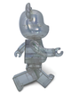 Статуетка Bearbrick x Project 1/6 x Clear Chrome White 400% 28 см Medicom Toy Голографічний - зображення 12