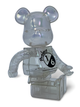 Статуетка Bearbrick x Project 1/6 x Clear Chrome White 400% 28 см Medicom Toy Голографічний - зображення 13