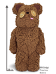 Статуетка Bearbrick x Tim from Minions 400% 28 см Medicom Toy Плюшевий ведмедик - зображення 9