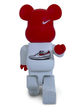 Статуетка Bearbrick x Nike Air Force 1 Red 400% 28 см Medicom Toy Phil Knight - зображення 11