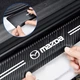 Захисна плівка накладка на пороги Mazda Чорний Карбон 4 шт - зображення 7