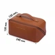 Жіноча косметичка Lesko BK-HZB-02 Brown несесер органайзер дорожня бьюті кейс - зображення 7