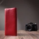 Классический женский кошелек из натуральной кожи ST Leather Wallet 22675 Красный - изображение 12