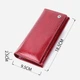 Кошелек женский кожаный для карточек ST Leather Accessories 22680 Красный - изображение 6