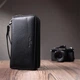 Чоловічий шкіряний клатч для карток купюр та документів ST Leather bg226fash84 Чорний - зображення 14