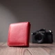 Женский Компактный Кошелек С Карманом Для Монет Из Натуральной Кожи St Leather Красный (281982) - изображение 11