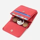Кошелек женский кожаный для карточек ST Leather Accessories 22689 Красный - изображение 9