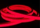 Гнучка неонова стрічка, 8м, 120 LED на метр, 220V, 2-х стороння, IP65, Червоний - зображення 4