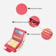Кошелек женский кожаный для карточек ST Leather Accessories 22702 Красный - изображение 6