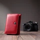 Женский горизонтальный кошелек из натуральной кожи ST Leather с монетницей Красный (bg227fash21) - изображение 13