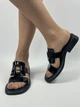 Женские шлепанцы Evromoda 37 (24,0см) Черный 3325 - изображение 5