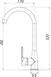 Смеситель кухонный BRAVO BR-11-203L - изображение 6