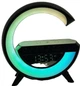 Ночник акумуляторний з годинником Smart Light Sound Machine G BT-3401 Чорний - зображення 1