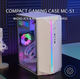 Корпус игрового компьютера Mars Gaming MC-S1 Белый - изображение 3