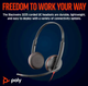 Дротова гарнітура Poly BlackWire C3225 USB-C HS Stereo 3.5mm Plug + USB-C/A Adapter Black (8X229A6) - зображення 2