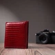 Фактурный женский кошелек из натуральной кожи ST Leather 22705 Красный - изображение 3