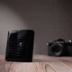 Жіночий фактурний гаманець із натуральної шкіри ST Leather 22706 Чорний - зображення 3