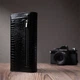 Женский кошелек лакированный с фактурой под рептилию из натуральной кожи ST Leather 22718 Черный - изображение 5