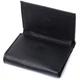Удобный компактный кошелек с монетницей из натуральной кожи ST Leather 22742 Черный - изображение 6