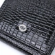 Женский компактный кошелек из натуральной лакированной кожи ST Leather 22688 Черный - изображение 5