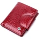 Лакированный кошелек для женщин среднего размера ST Leather 22685 Красный - изображение 1