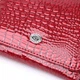 Стильный женский фактурный кошелек из натуральной кожи ST Leather 22731 Красный - изображение 6