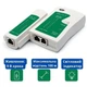 Тестер мережі, телефонного кабелю, RJ45 RJ11 зелений - зображення 3