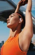 Бездротові спортивні bluetooth навушники Langsdom TS05 Open-Ear з мікрофоном Biege - зображення 4